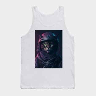 Future Biker Cat Tank Top